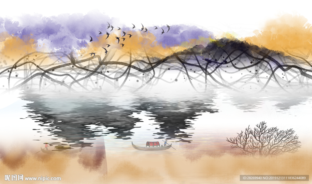 水墨山水