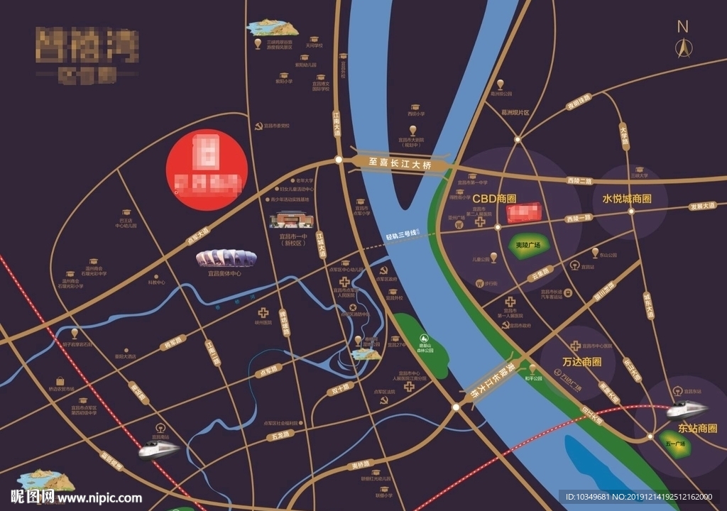 宜昌地产区位