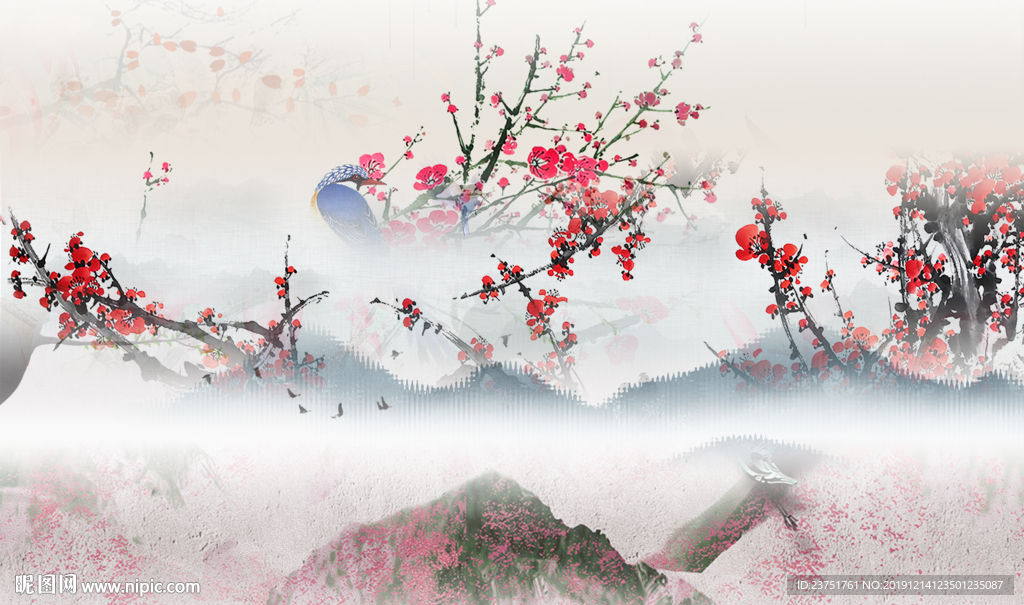 新中式背景