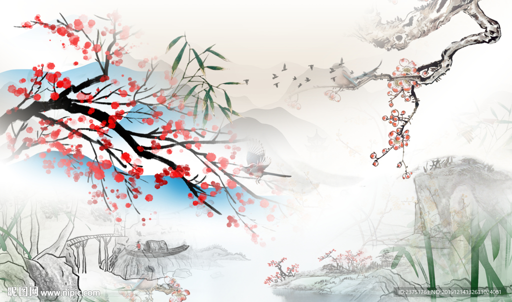 花香鸟语