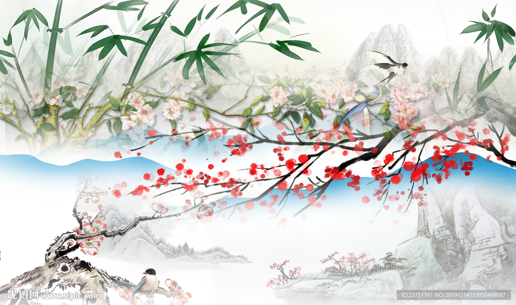 工笔花鸟