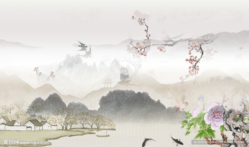 工笔花鸟