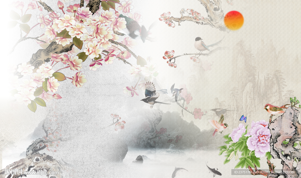 工笔花鸟