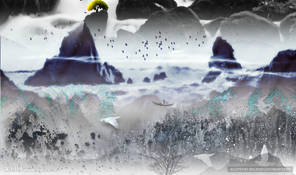 山水画