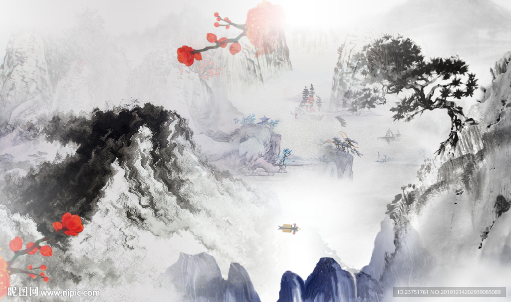 新中式山水