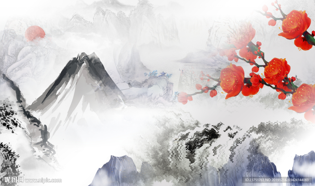 新中式山水