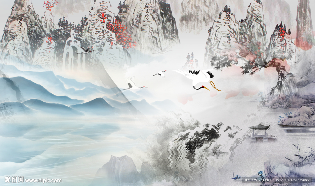 新中式山水