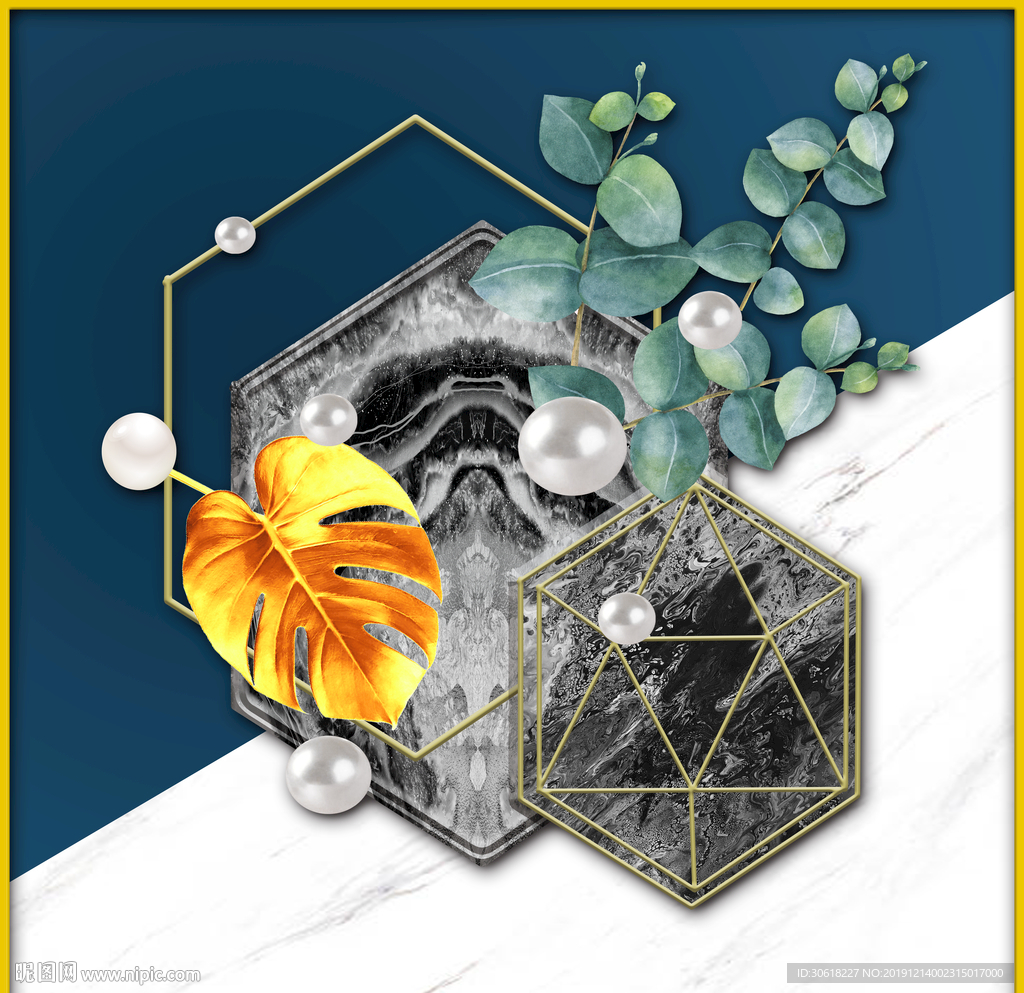 北欧轻奢装饰画