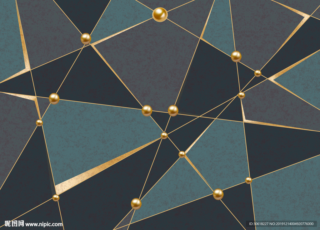 北欧轻奢背景墙