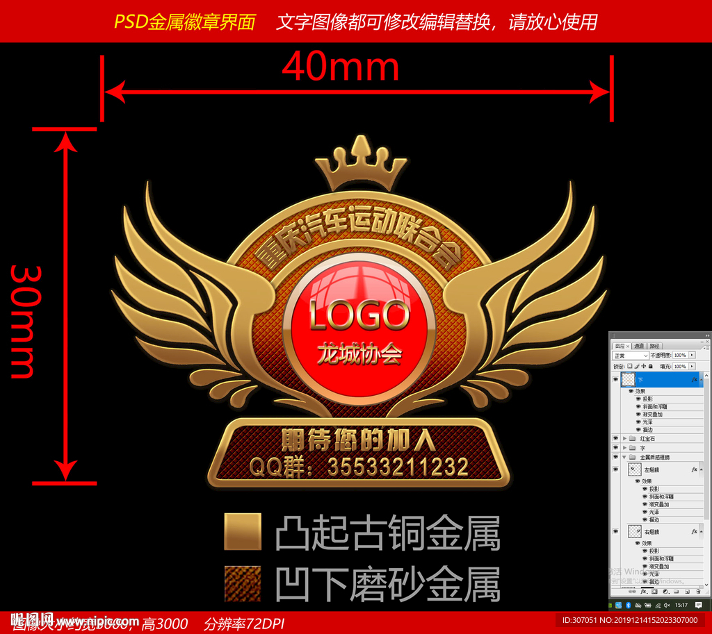 飞翔元素金属车牌