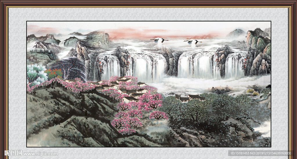 客厅山水画