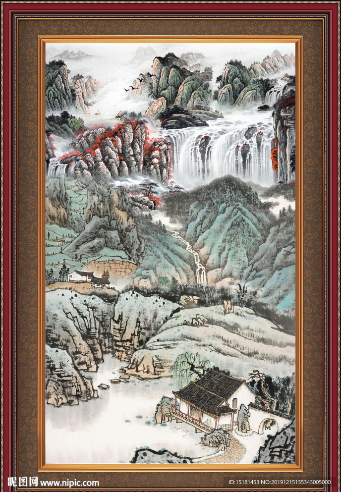 客厅山水画