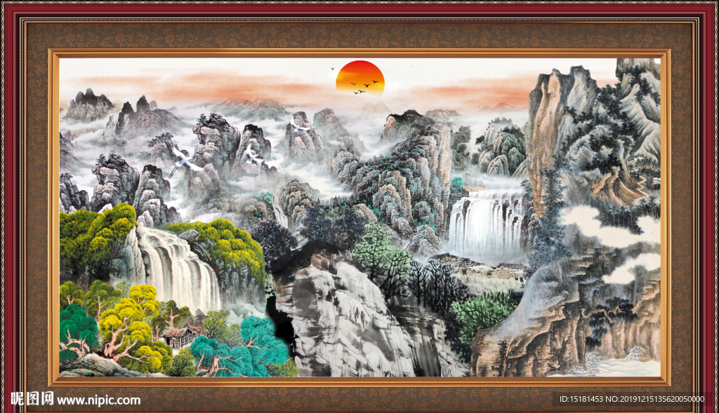 客厅山水画