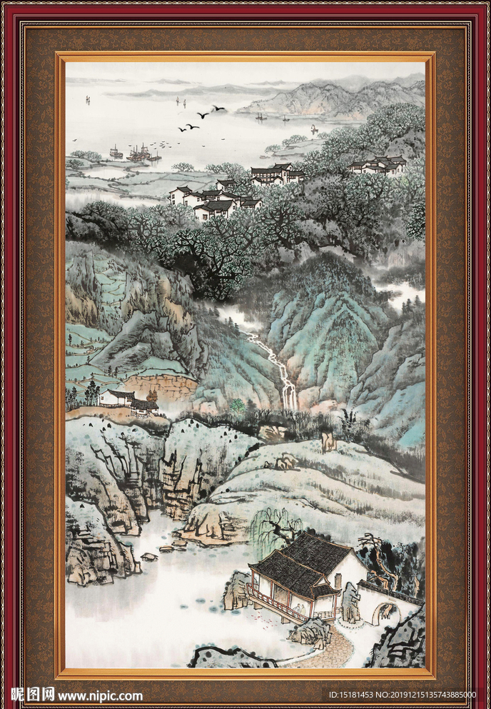 客厅山水画