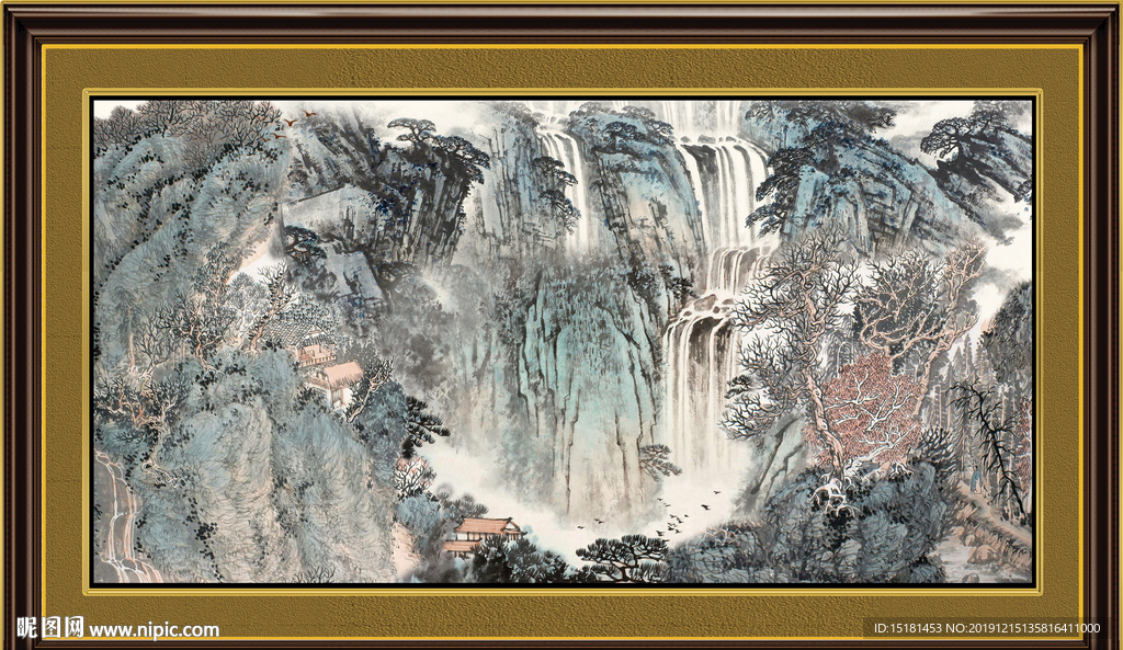客厅山水画