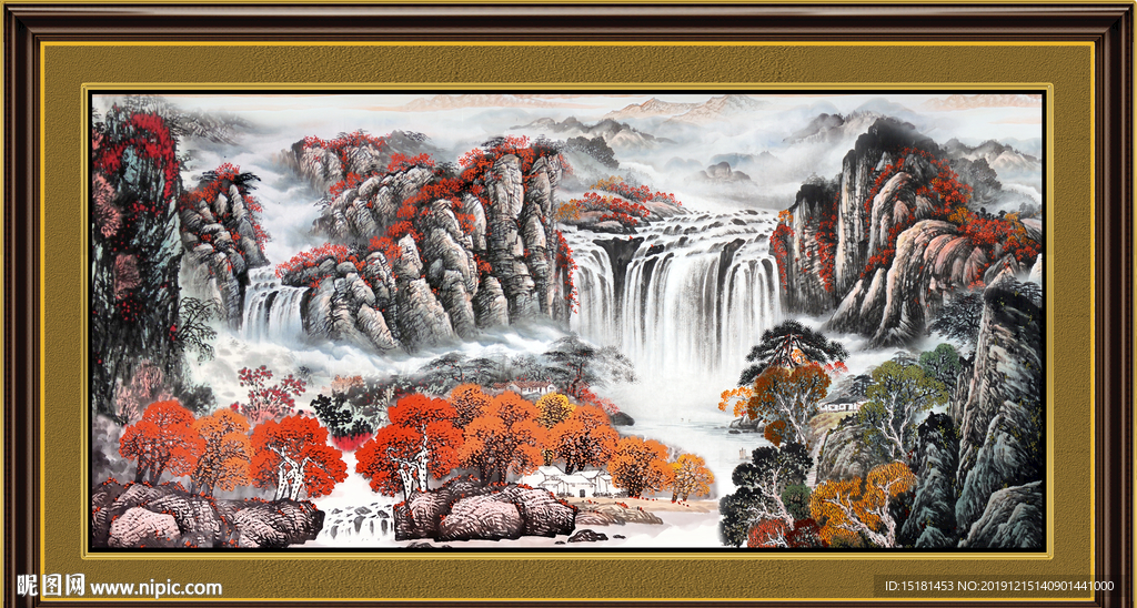 客厅山水画