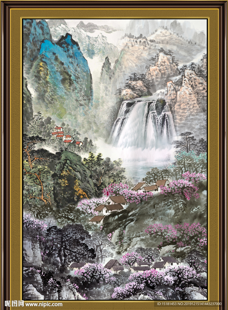 客厅山水