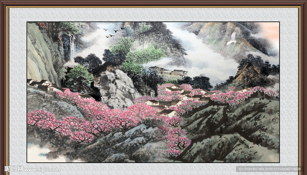 大厅山水画