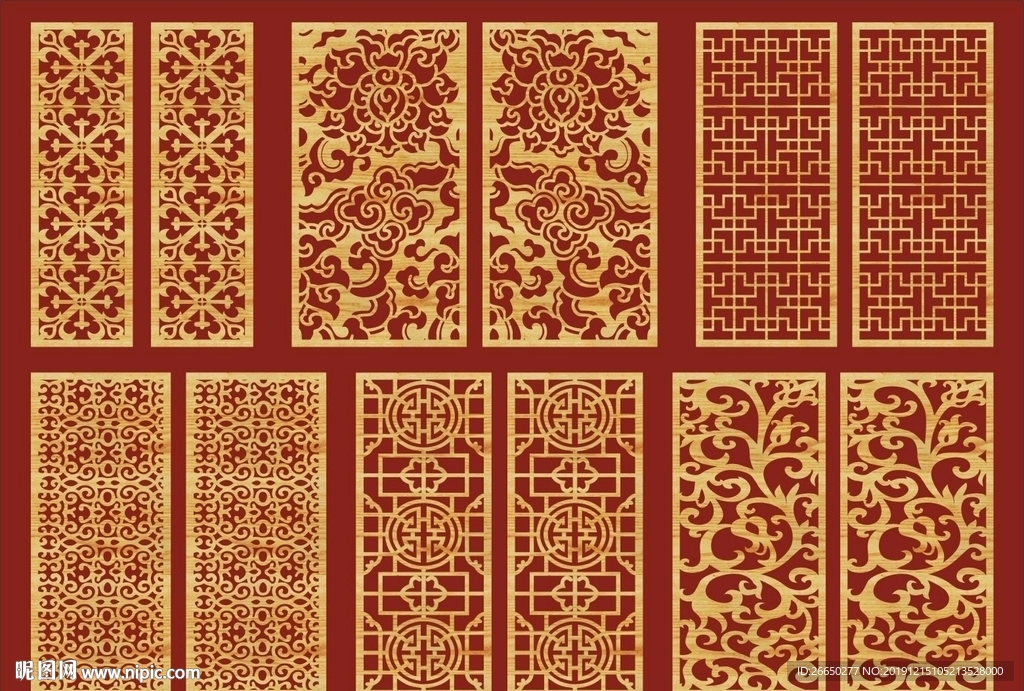 矢量雕花
