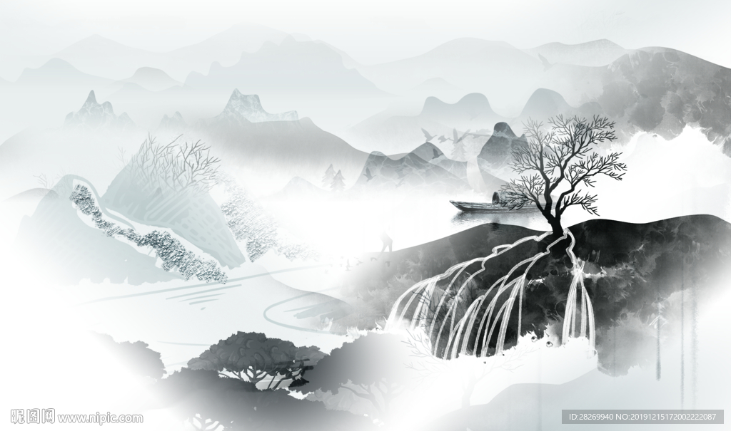 简单山水