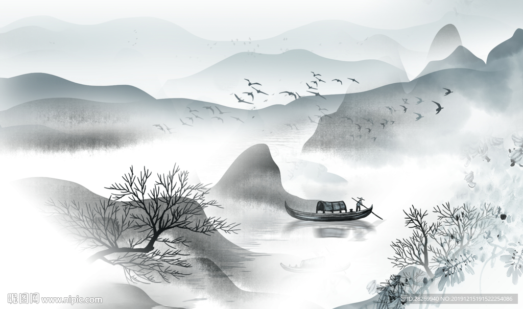 中式背景