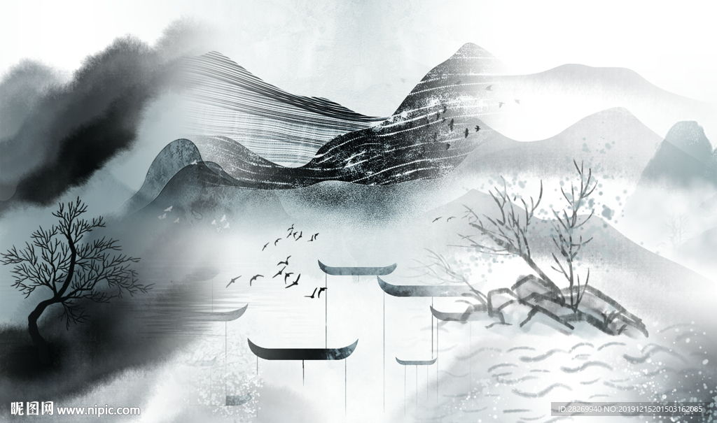 水墨山水