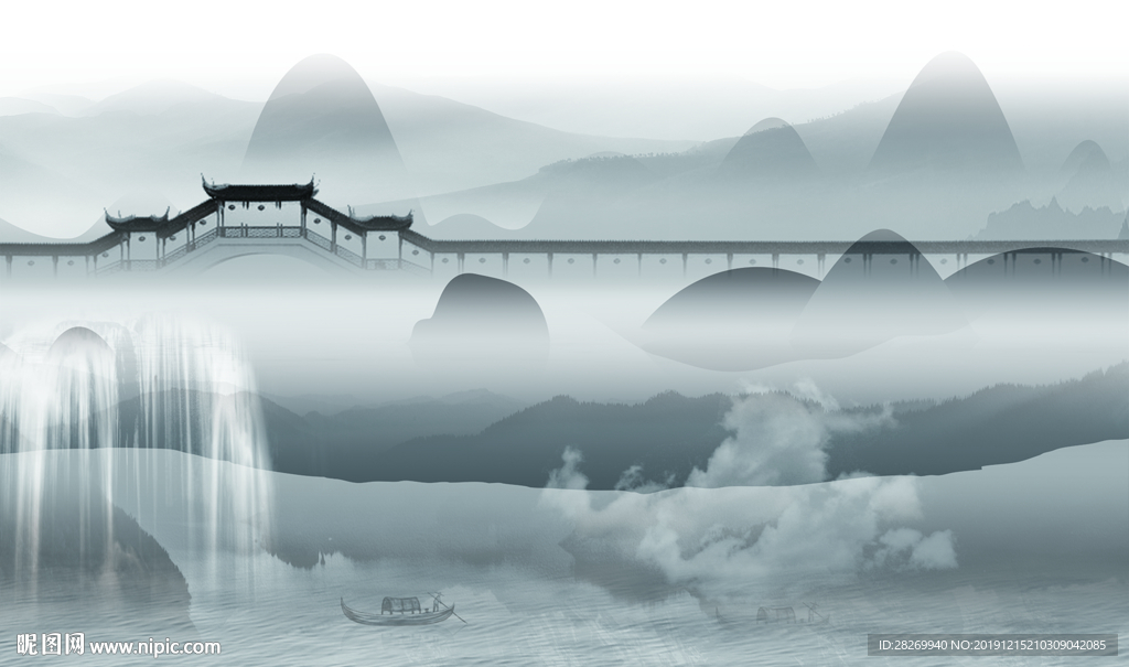 新中式山水