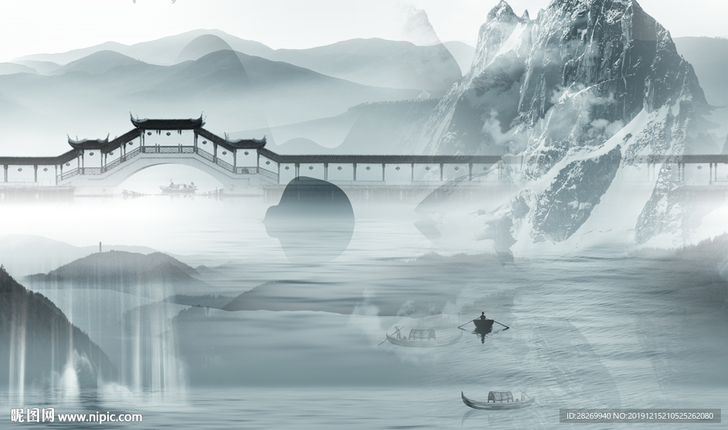 新中式山水