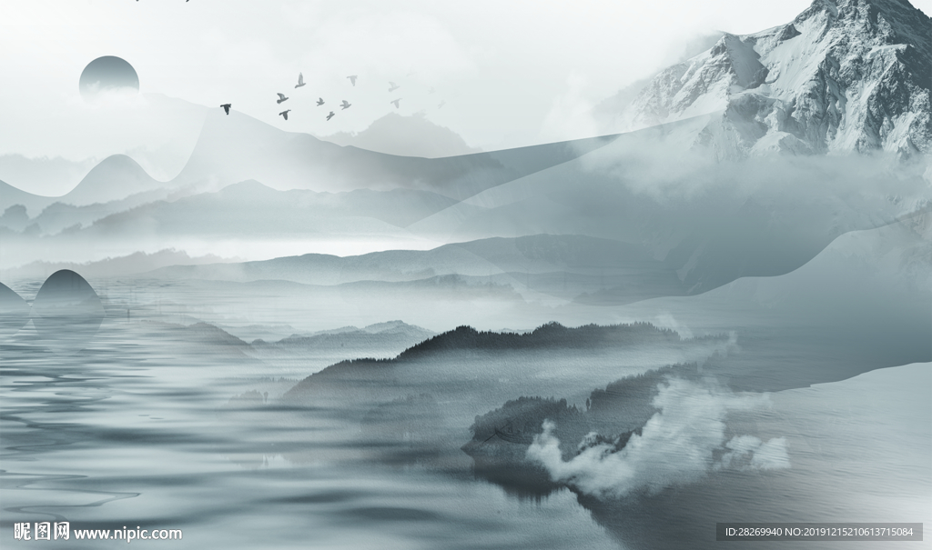 新中式山水
