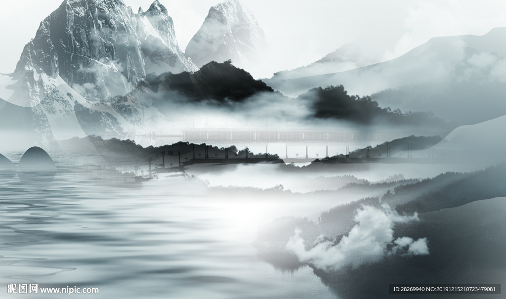 新中式山水