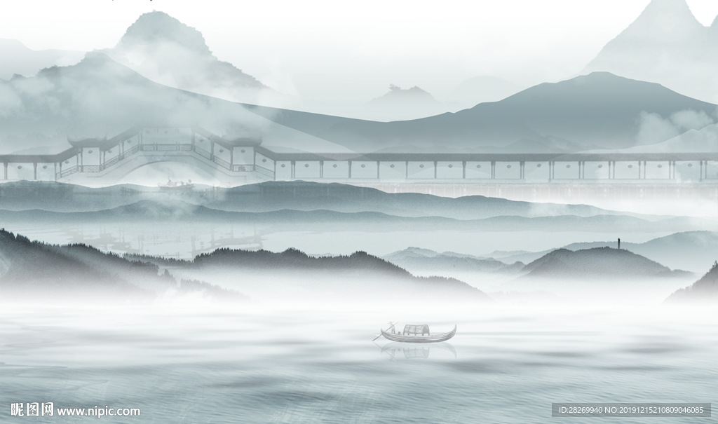 新中式山水