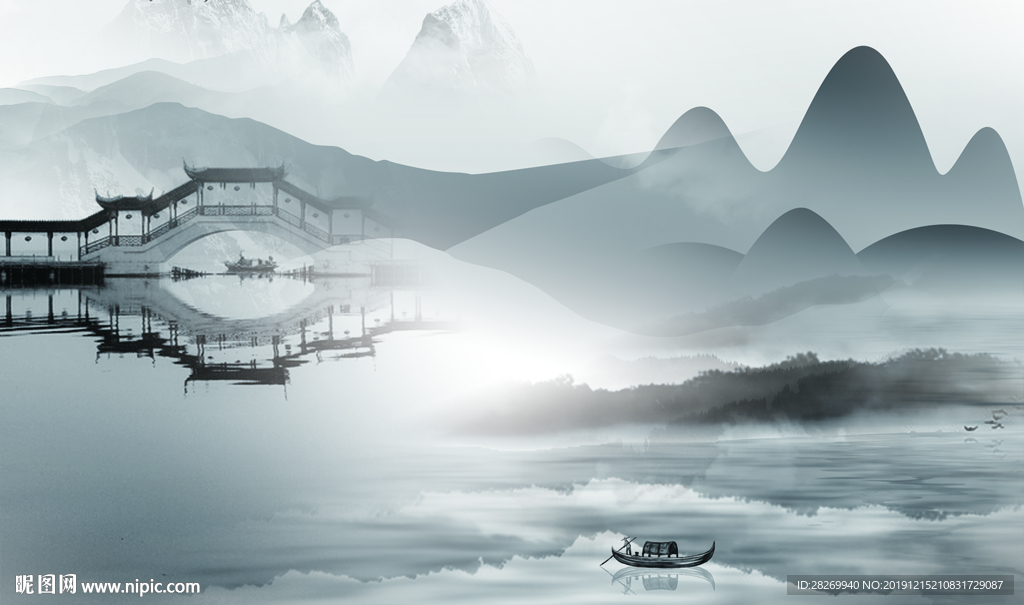 新中式山水