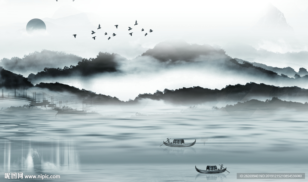 新中式山水