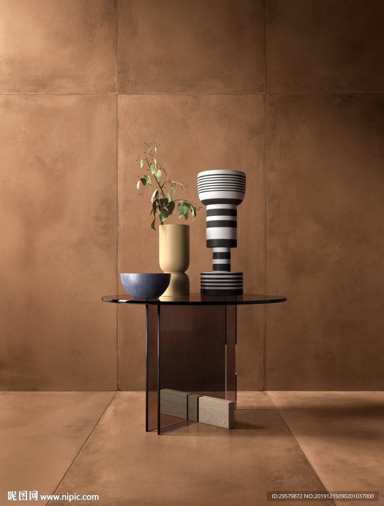 现代仿古砖 大板工装家装空间