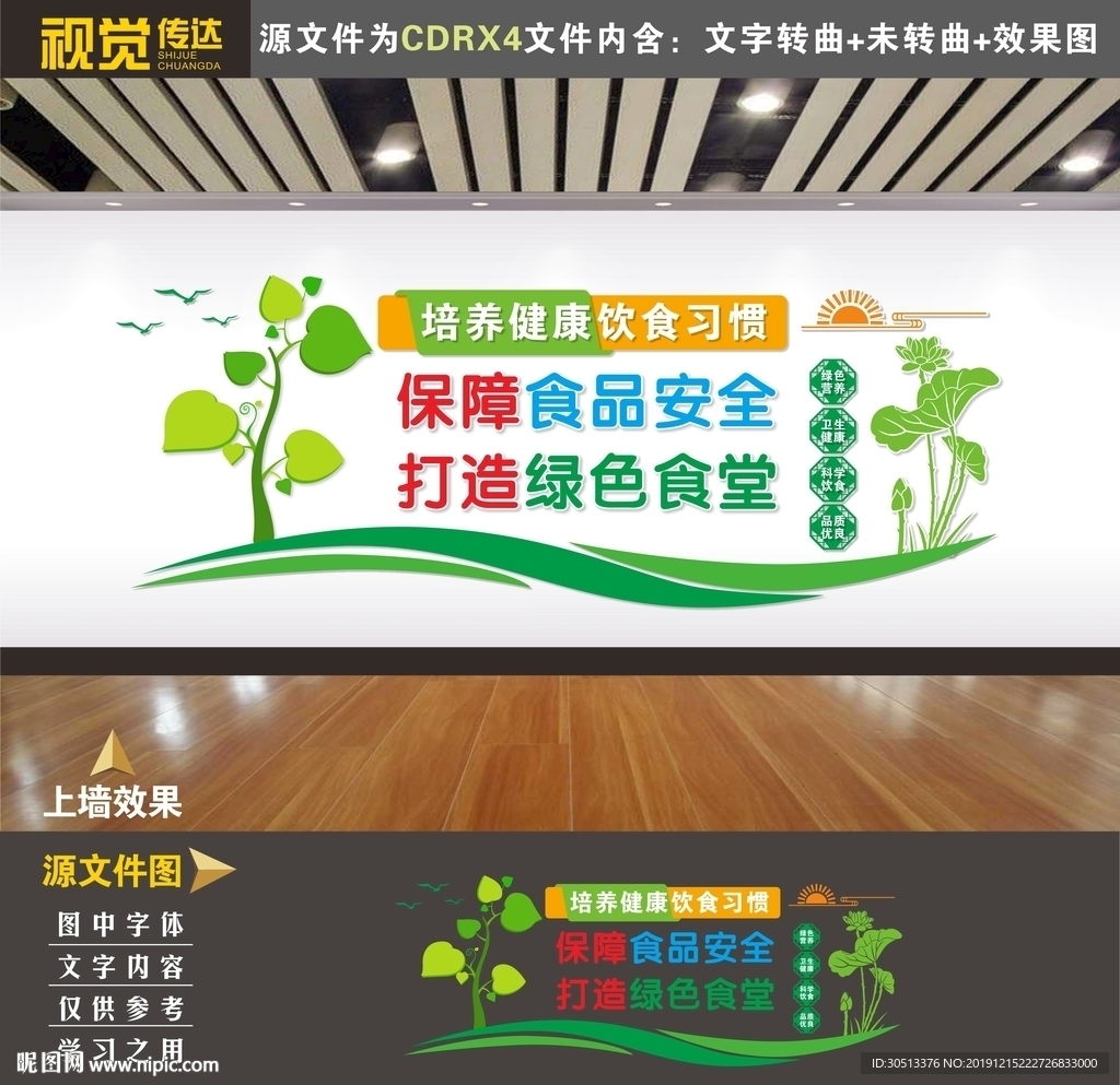 食堂文化 餐厅文化墙