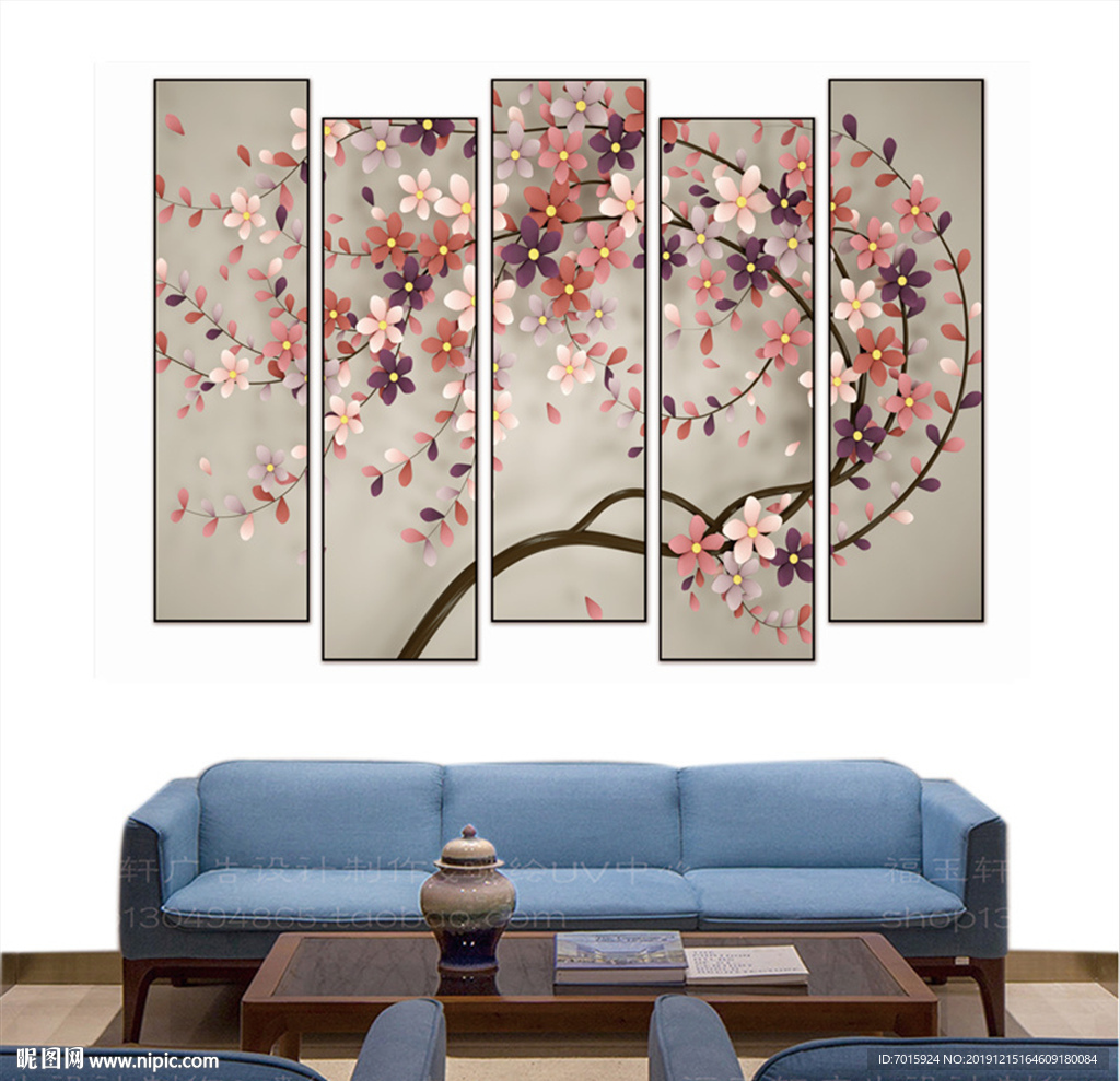 多联装饰画  床头画 装饰画