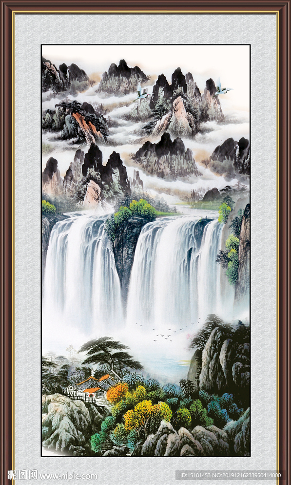 大厅山水画