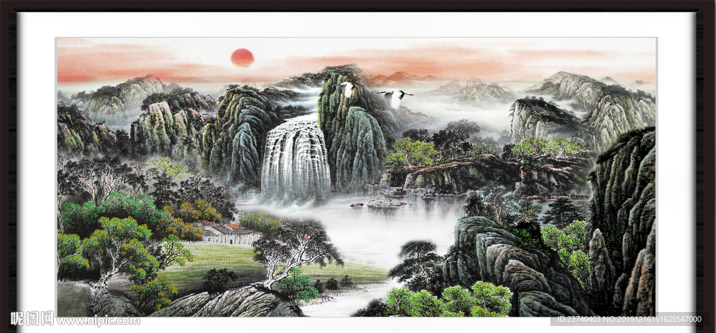 风景山水画