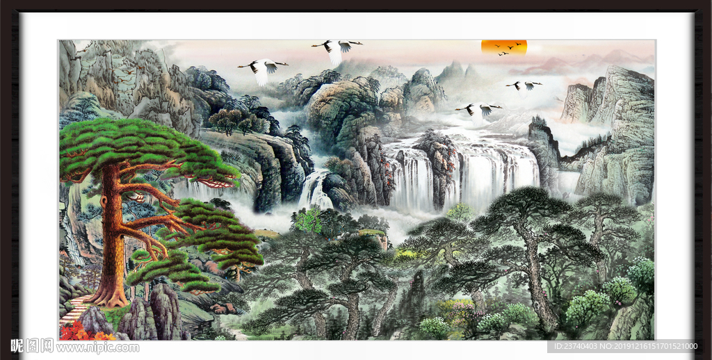 风景山水画