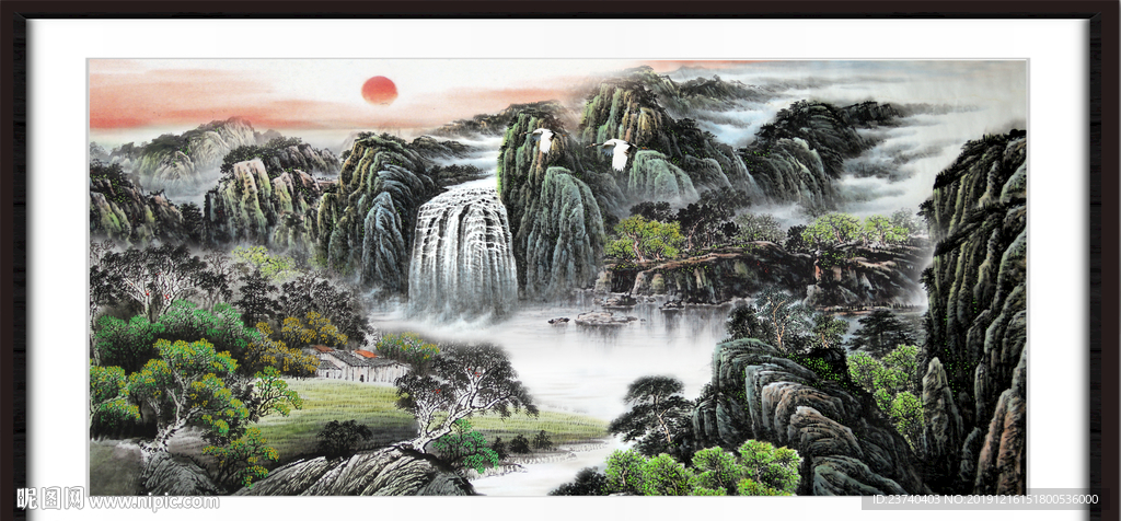 风景山水画