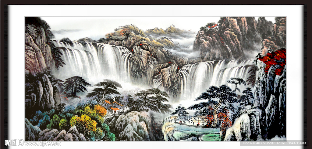 风景山水画