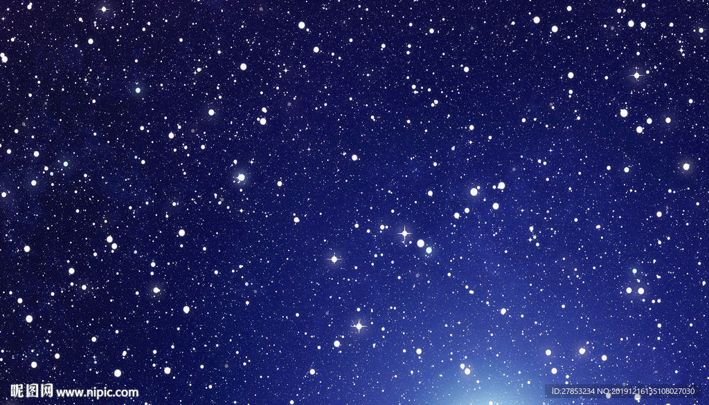 星空星球背景画