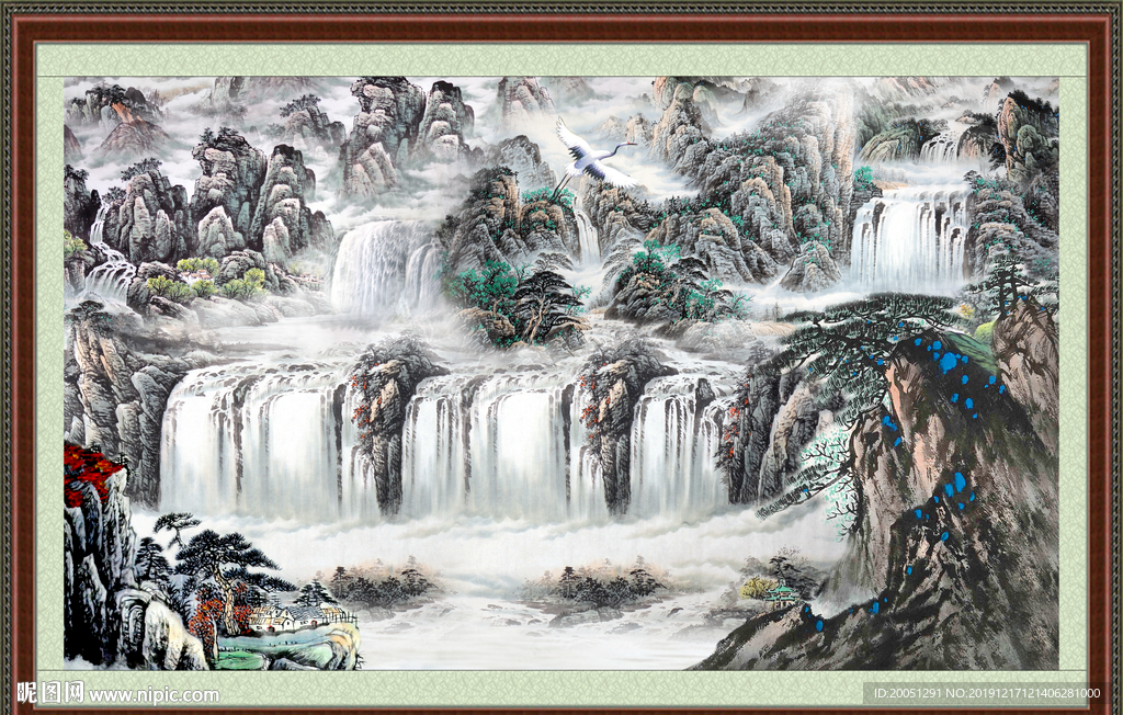 巨幅山水画