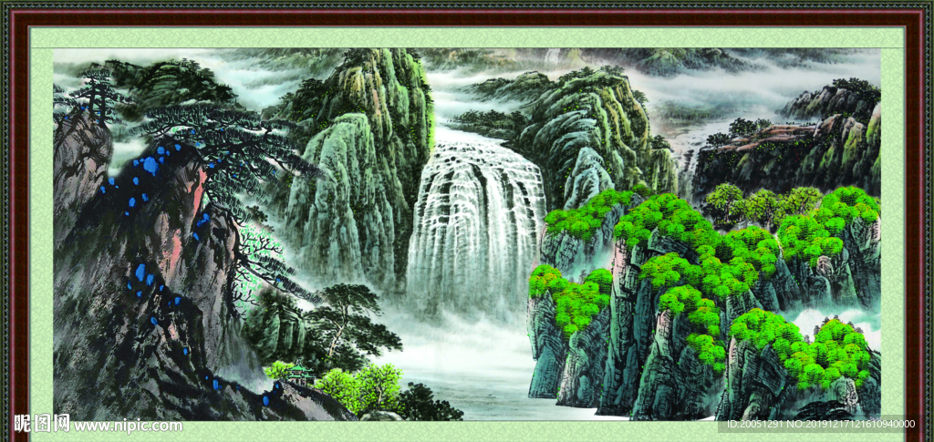 巨幅山水画