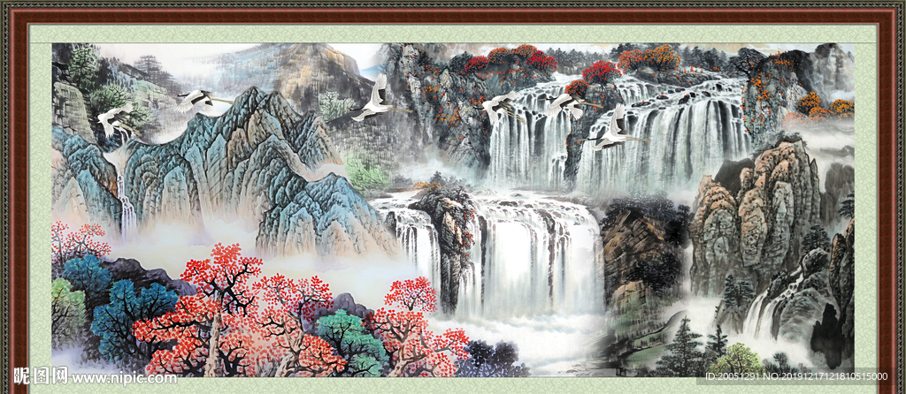 巨幅山水画