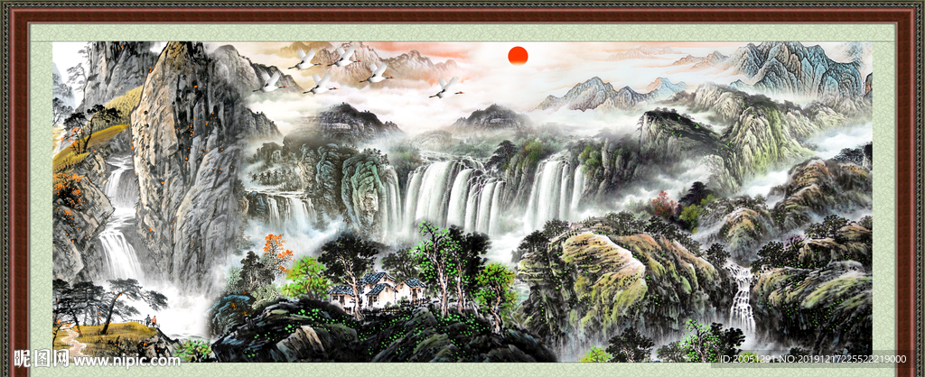 国画山水