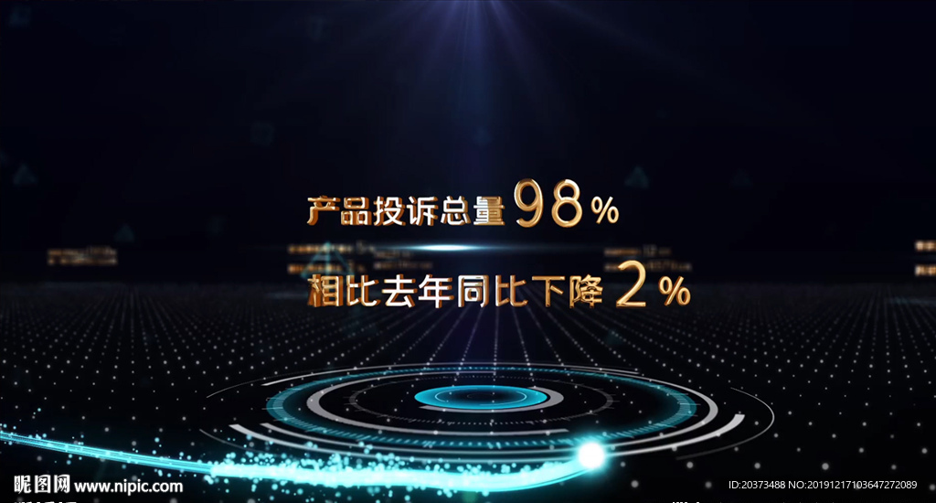 企业科技数据分析AE模板