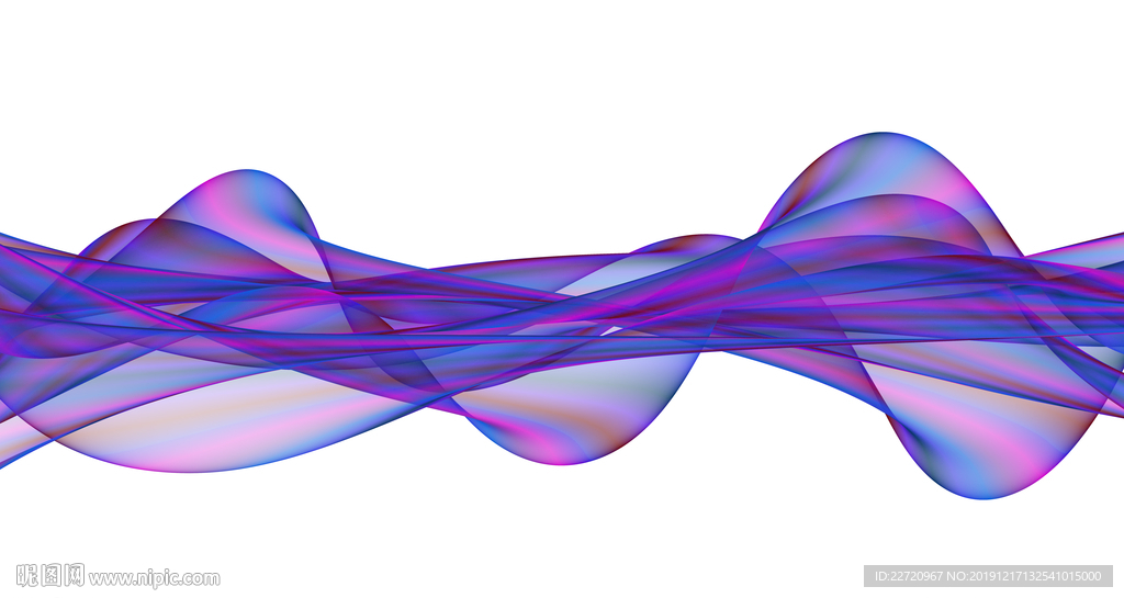 紫色炫彩线条