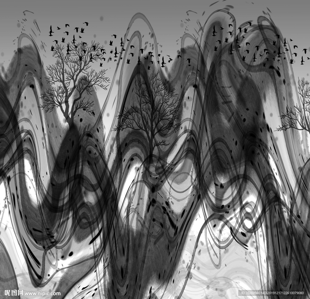 水墨画