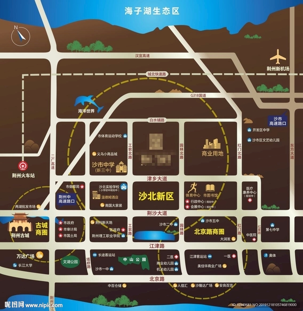 荆州地产区位